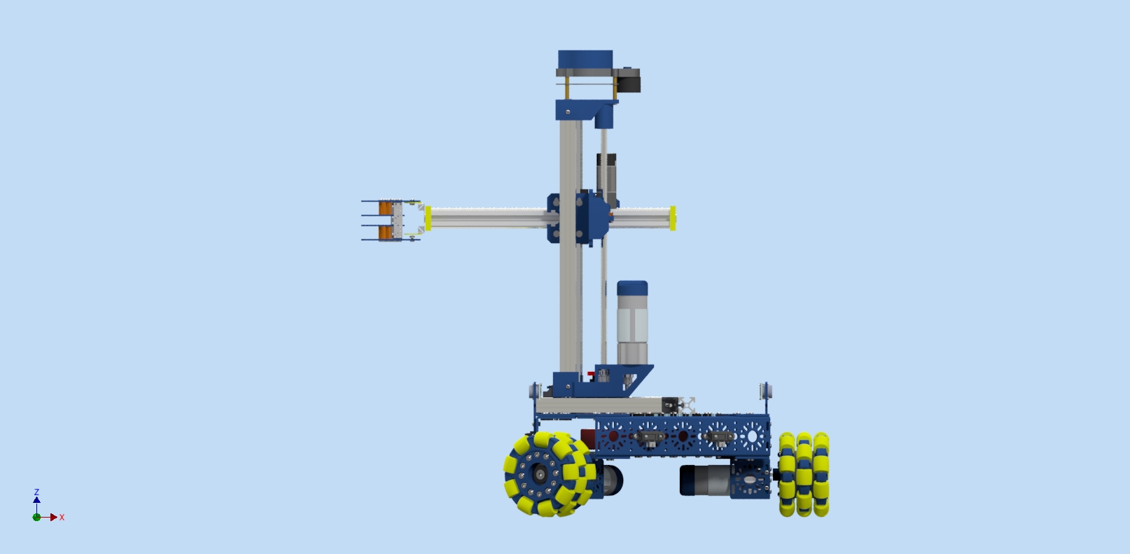 OMS全向轮机器人车